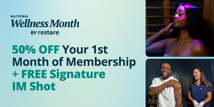 50% OFF Your 1st Month of Membership + FREE Signature IM Shot offer image