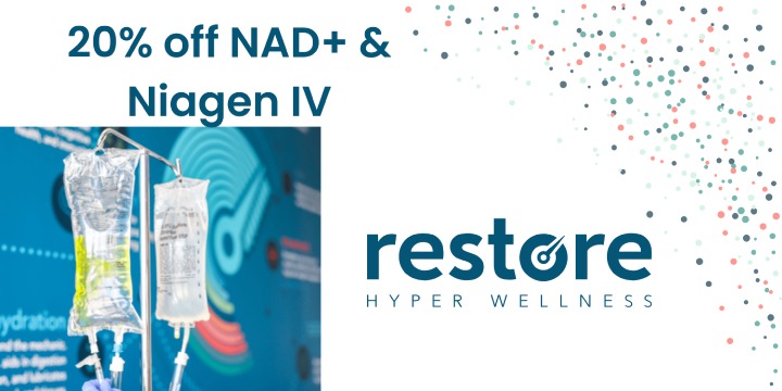 6th Anniversary: 20% off all NAD+ and Niagen 4-packs offer image