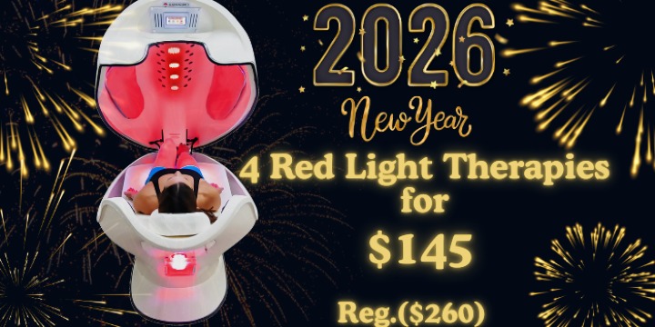 🔴 4 Red Light Therapy Sessions – $145 (Reg. $260) offer image