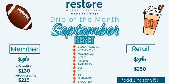 September Drip of the Month- September Reset offer image