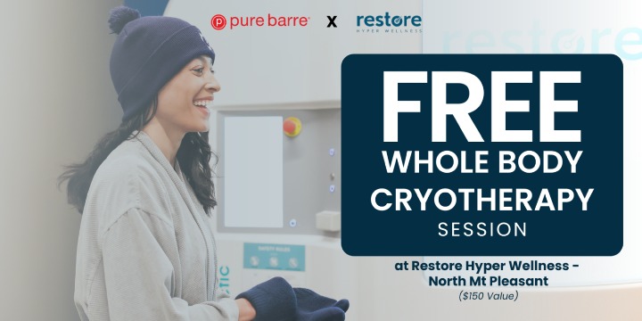 Pure Barre x Restore Hyper Wellness offer image