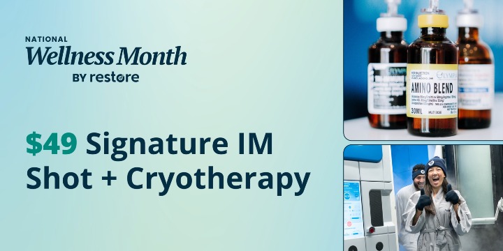 Clone of Get a Signature IM Shot + Cryotherapy for $49! offer image