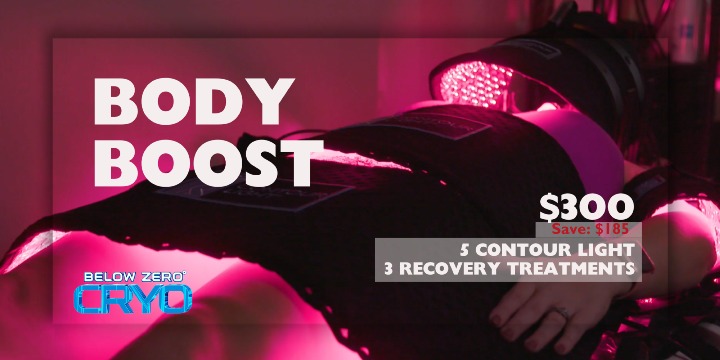 $300 for Body Boost Package! at Below Zero Cryo (46% discount) offer image
