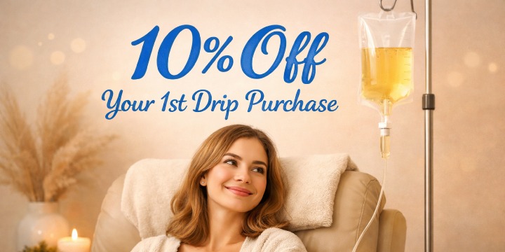 New Client Special: 10% Off Your 1st Drip Purchase! offer image