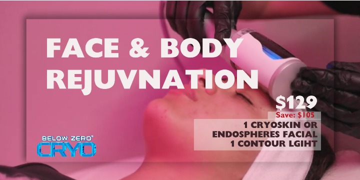 $129 for Face & Body Rejuvenation! at Below Zero Cryo (45% discount) offer image
