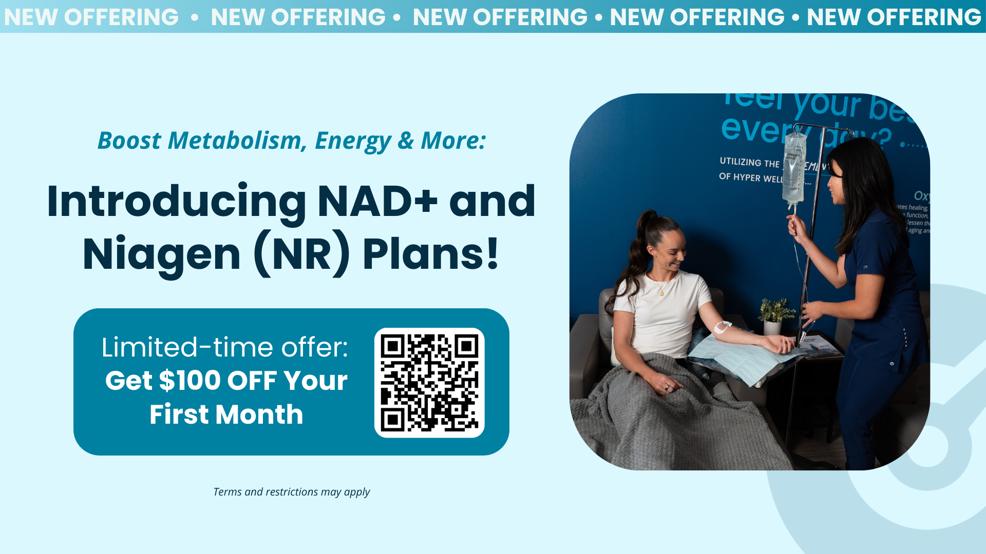 Boost Recovery & Longevity – NAD+ / Niagen Plans $100 Off (Ends 8/31!) Image