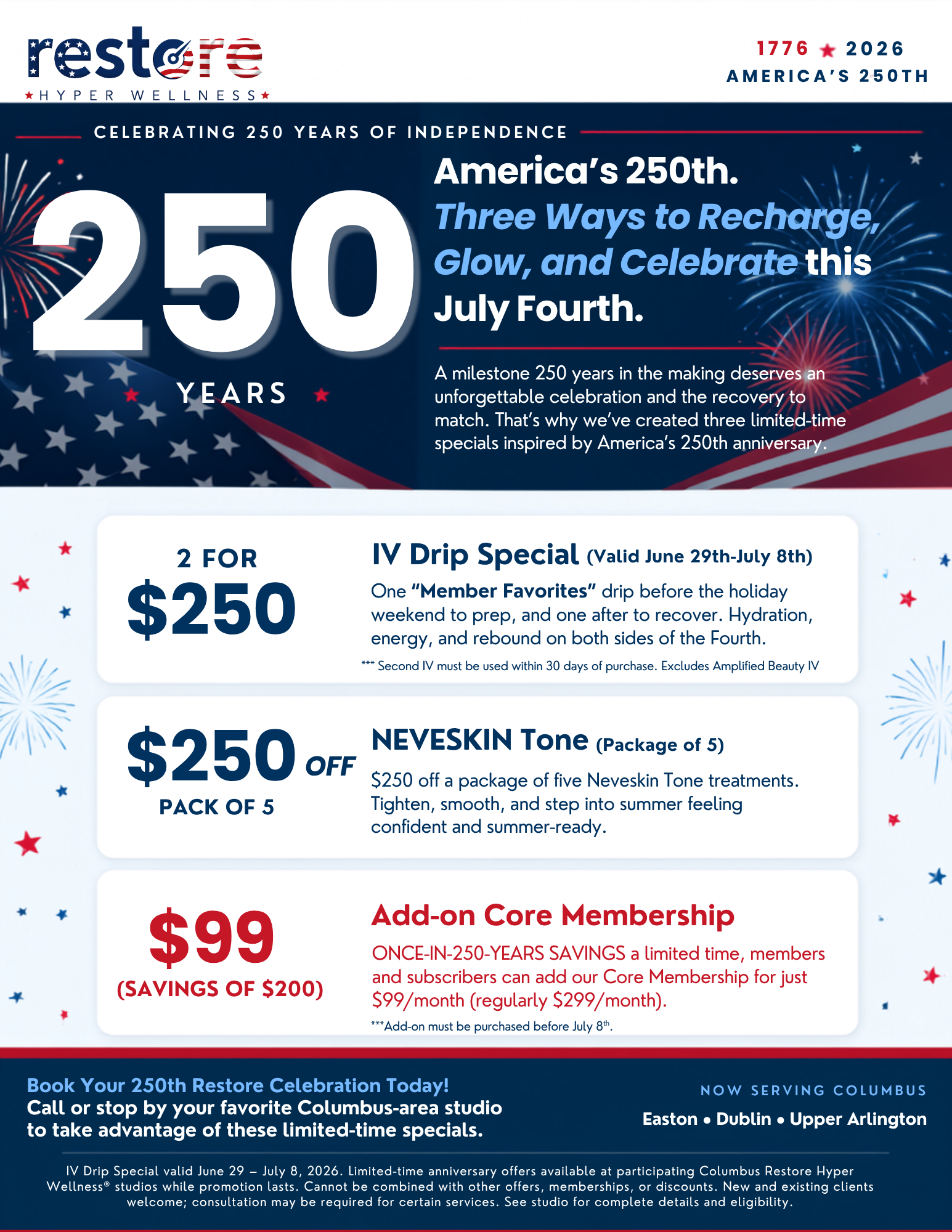 Celebrate America’s 250th with Exclusive 250 Specials - Live Now 🇺🇸 Image